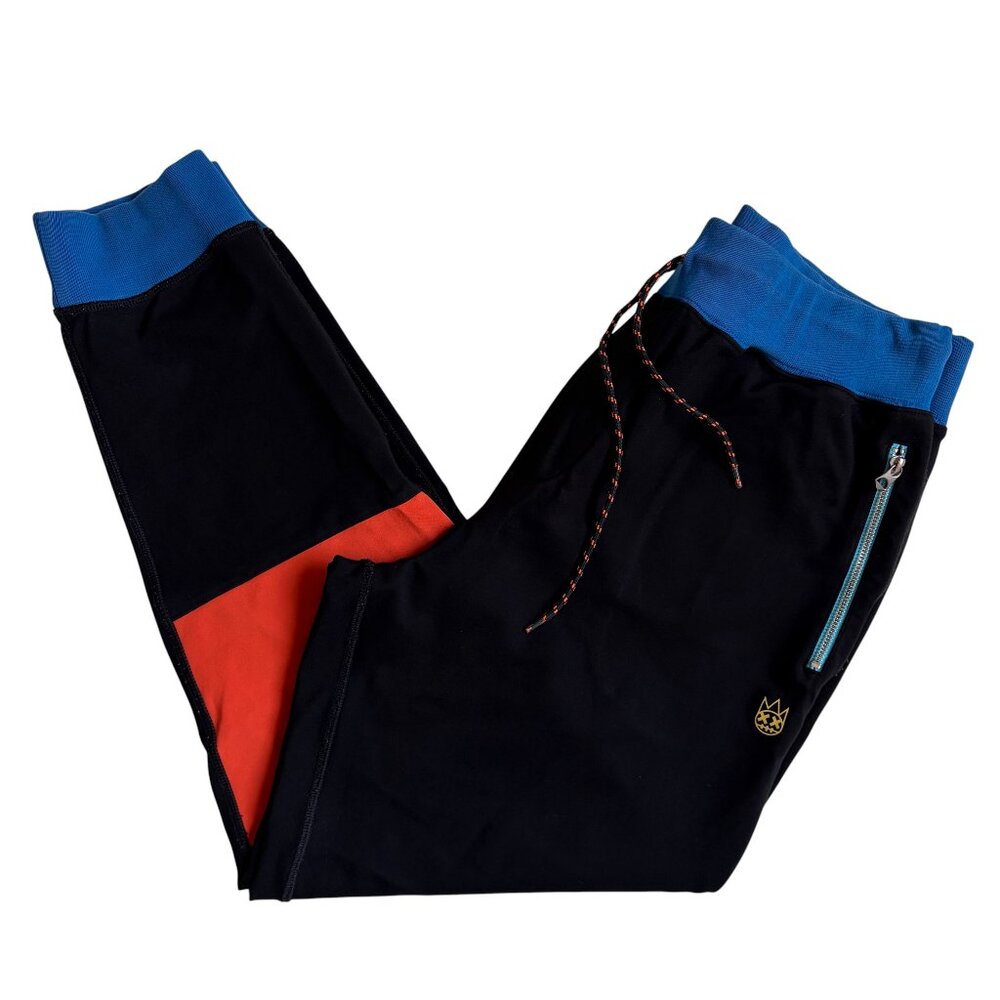 Cult of Individuality Joggers (Black with Blue Trim) - Size Large